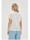 Moodo Ženski top s džepom - bijeli
