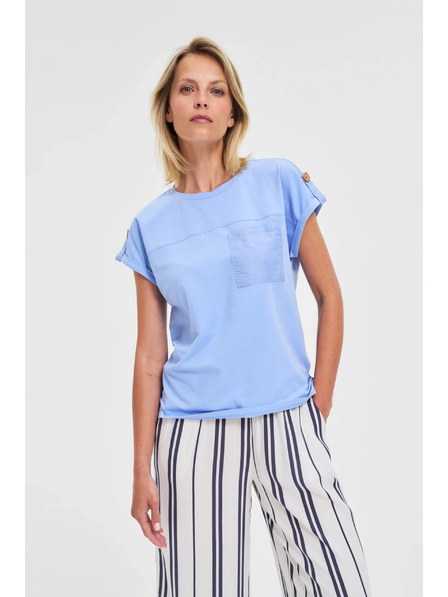 Moodo Ženska majica Moodo – svjetloplava