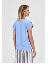 Moodo Ženska majica Moodo – svjetloplava