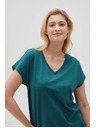 Moodo Ženska majica Moodo – tirkizna