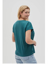 Moodo Ženska majica Moodo – tirkizna