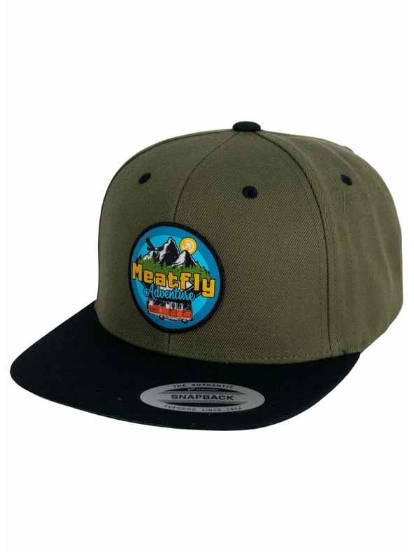Meatfly Meatfly šilterica Flanker Snapback Adventure Olive/Black