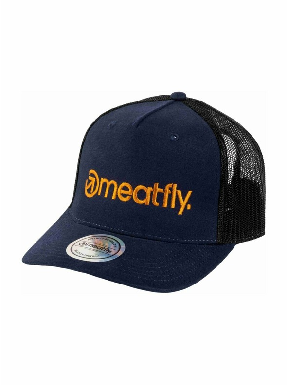 Meatfly Meatfly šilterica Shaun Trucker Navy / Brown Logo | Smeđa | Veličina