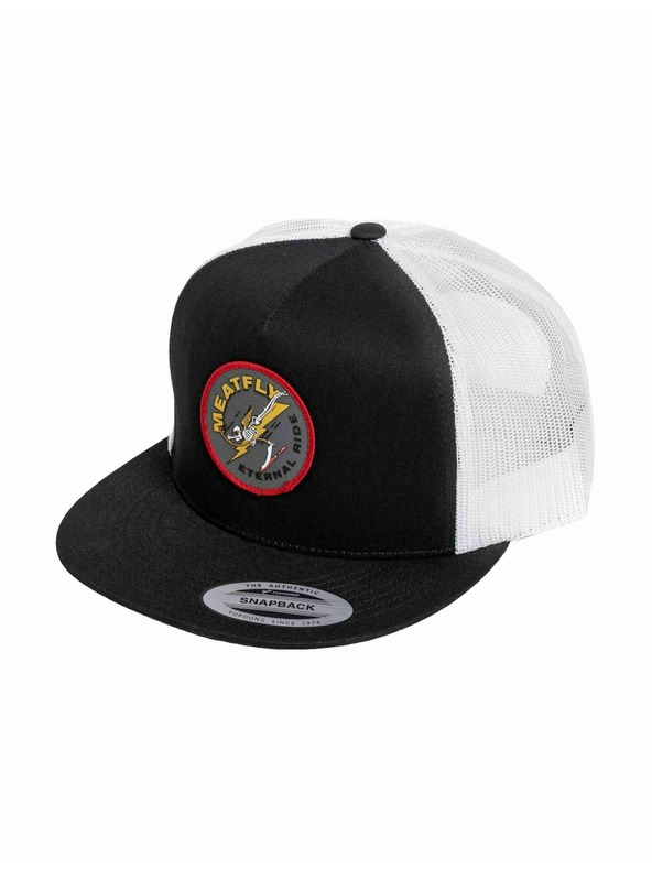 Meatfly Meatfly šilterica Thunderbolt Trucker Grey Eternal / Black | Crna |