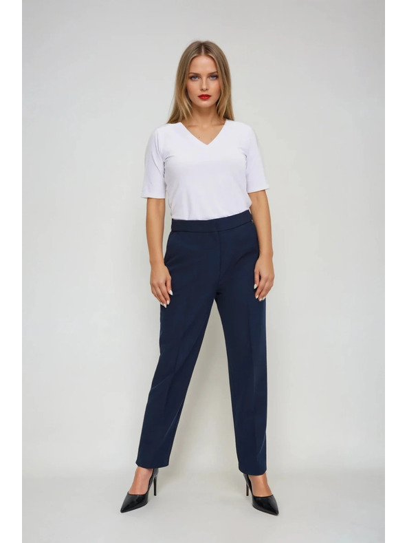 Moodo Bijeli basic top s 3/4 rukavima Moodo