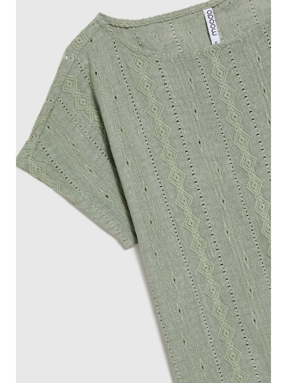 Moodo Ženska majica Moodo – maslinasta