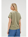Moodo Ženski top s džepom Moodo – maslinasti