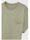 Moodo Ženski top s džepom Moodo – maslinasti