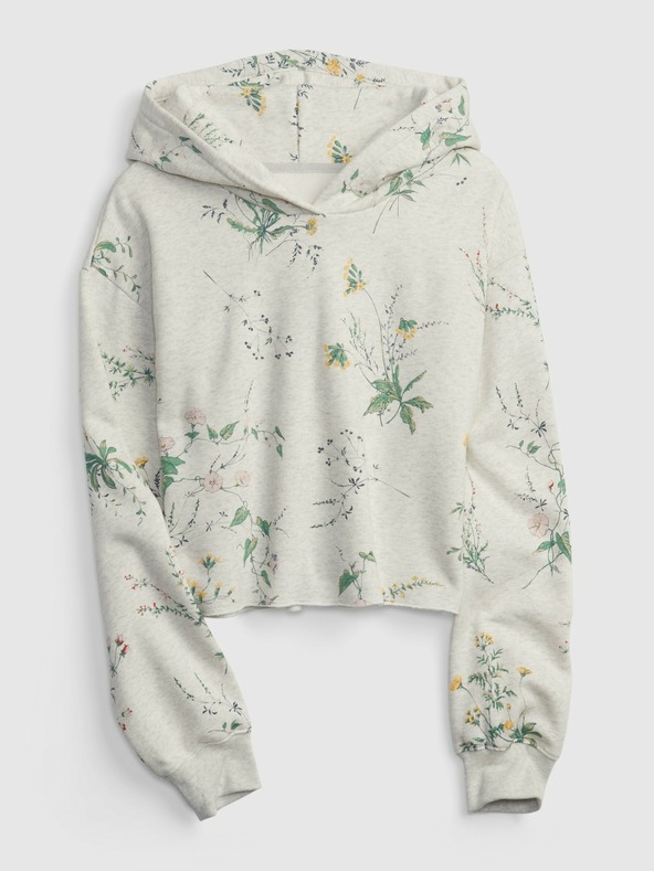 GAP Dječja cropped majica s kapuljačom GAP
