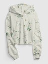 GAP Dječja cropped majica s kapuljačom GAP
