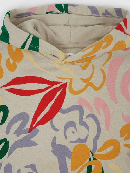 GAP Baby floral majica s kapuljačom GAP