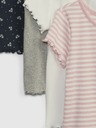 GAP Baby rebraste majice, 4 kom GAP