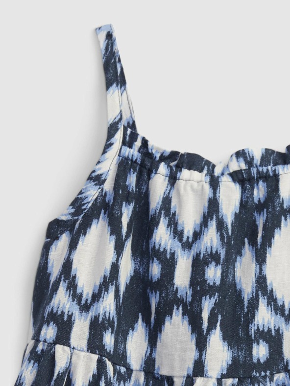 GAP Baby lanene uzorkovane haljine GAP