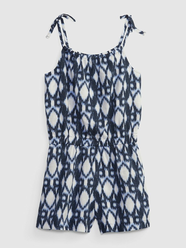 GAP Dječji laneni uzorkovani kombinezon GAP