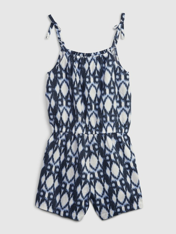 GAP Dječji laneni uzorkovani kombinezon GAP