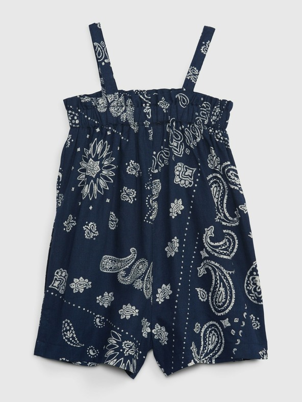 GAP Baby laneni šareni kombinezon GAP