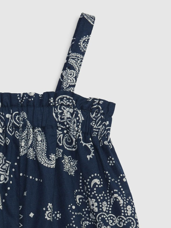 GAP Baby laneni šareni kombinezon GAP