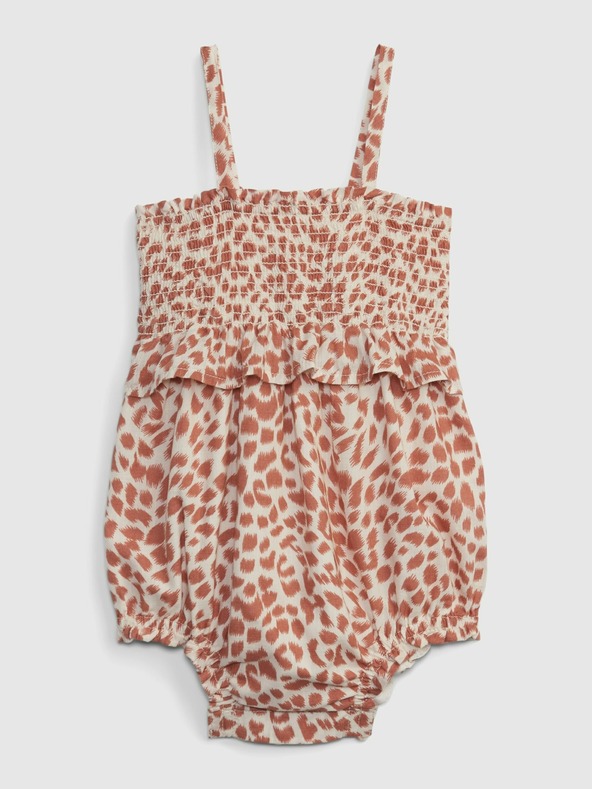 GAP Baby leopard kombinezon na bretele GAP
