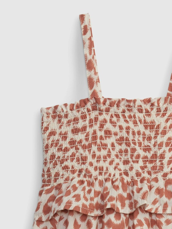 GAP Baby leopard kombinezon na bretele GAP