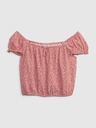 GAP Dječji top s naboranim rukavima GAP