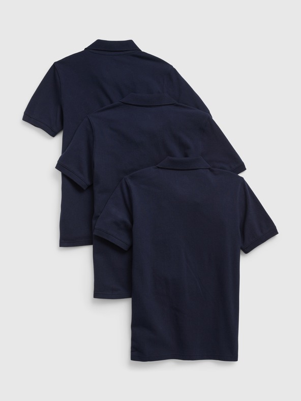 GAP Dječje polo majice uniform organske, 3 kom GAP