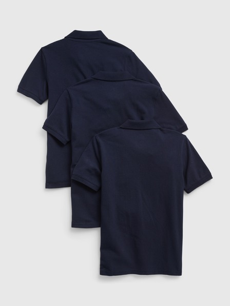 GAP Dječje polo majice uniform organske, 3 kom GAP