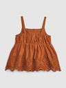 GAP Baby top bez rukava s madeirom GAP
