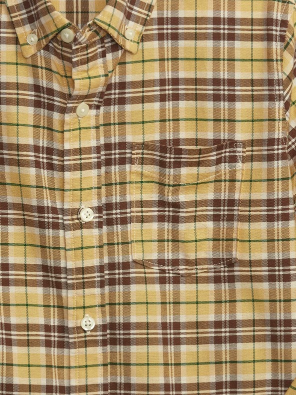 GAP Dječja karirana oxford košulja GAP