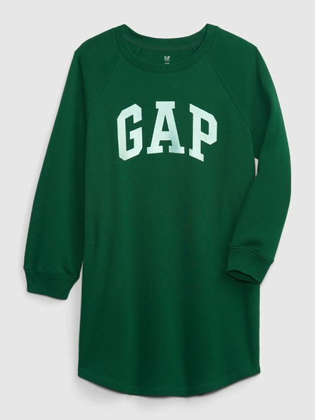 GAP Dječja sweatshirt haljina s logom GAP
