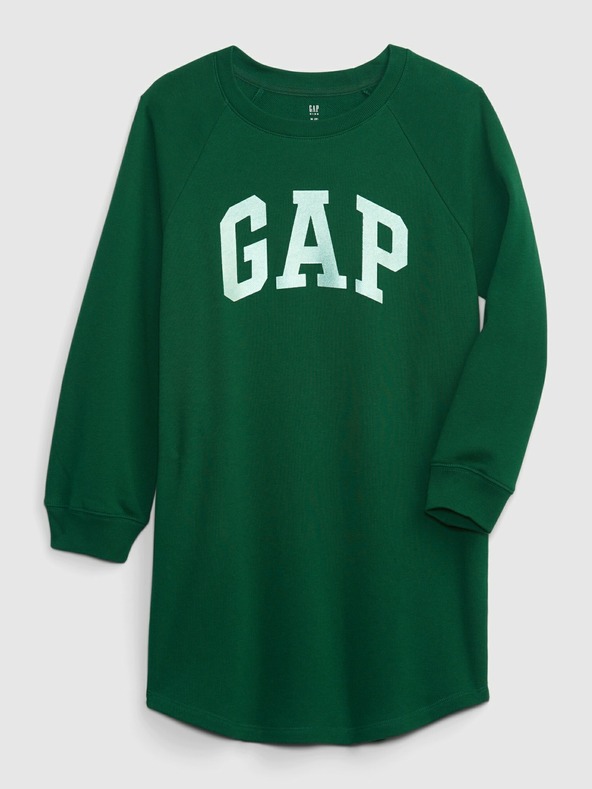 GAP Dječja sweatshirt haljina s logom GAP
