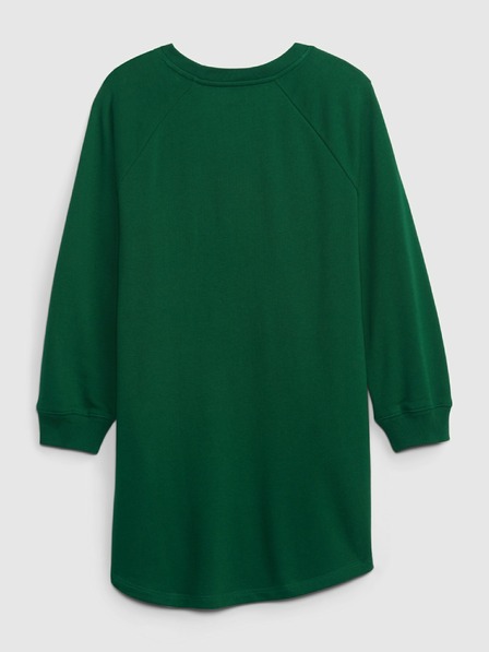 GAP Dječja sweatshirt haljina s logom GAP