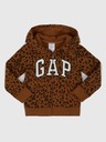 GAP Baby dukserica s leopard logom GAP
