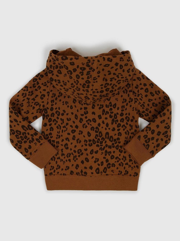 GAP Baby dukserica s leopard logom GAP