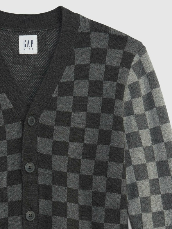 GAP Dječji kardigan šahovnica GAP