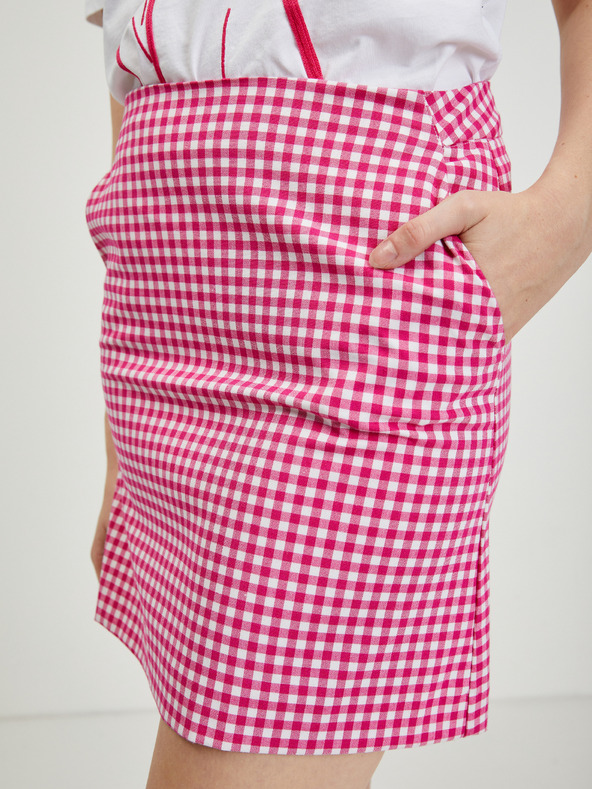 Orsay Tamnoružičasta ženska minisuknja na kockice ORSAY