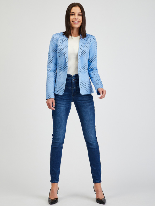 Orsay Plavi ženski sako na točkice ORSAY
