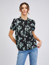 Orsay Crna ženska bluza cvjetnog uzorka ORSAY