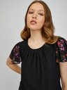 Orsay Crna ženska majica s uzorkom ORSAY
