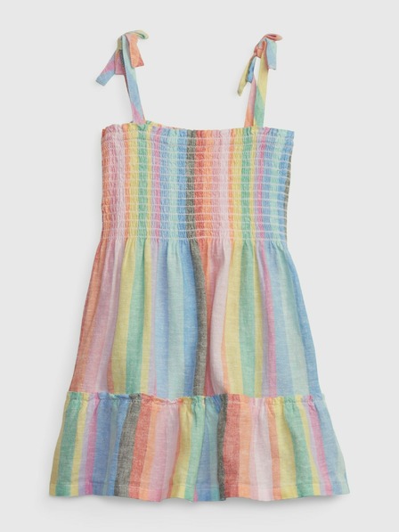 GAP Baby lanene prugaste haljine GAP