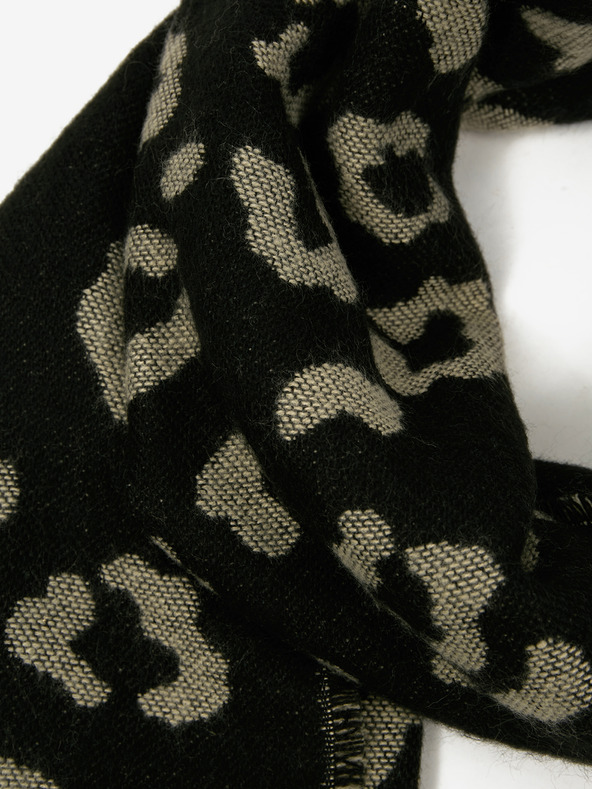 Orsay Crni ženski šal s uzorkom ORSAY