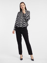 Orsay Bijelo-crna ženska bluza s uzorkom ORSAY