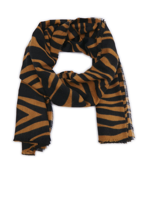 Orsay Crno-smeđi ženski šal s uzorkom ORSAY