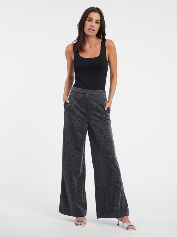 Orsay Tamnosive ženske široke hlače ORSAY