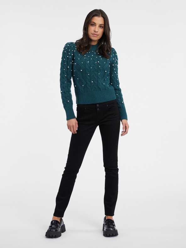 Orsay Ženski pulover na petrolej ORSAY