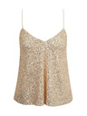 Orsay Ženska majica bez rukava sa šljokicama u zlatnoj boji ORSAY