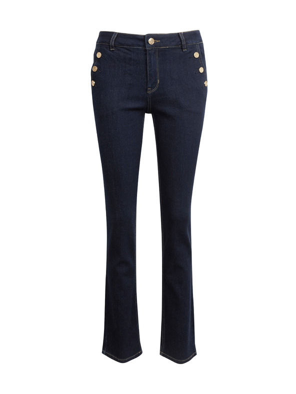 Orsay Tamnoplave ženske traperice ravnog kroja ORSAY