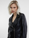 Orsay Crna ženska kožna jakna ORSAY