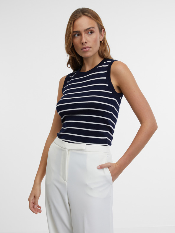 Orsay Tamnoplavi ženski top na pruge ORSAY