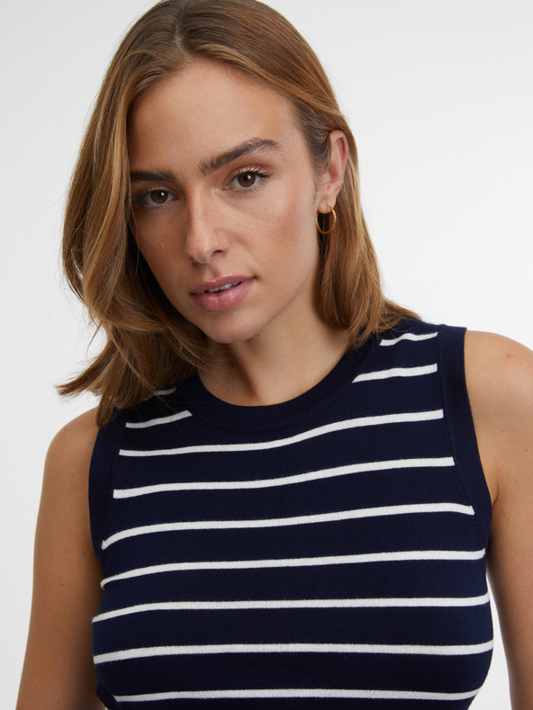 Orsay Tamnoplavi ženski top na pruge ORSAY