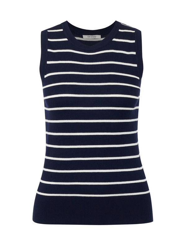 Orsay Tamnoplavi ženski top na pruge ORSAY